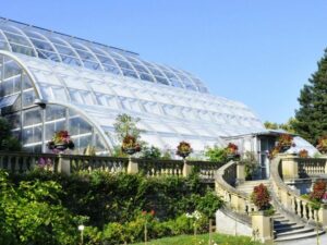Acrylic panels for institutional greenhouse